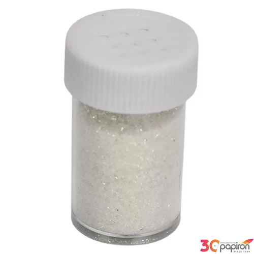Csillámpor 15g fehér