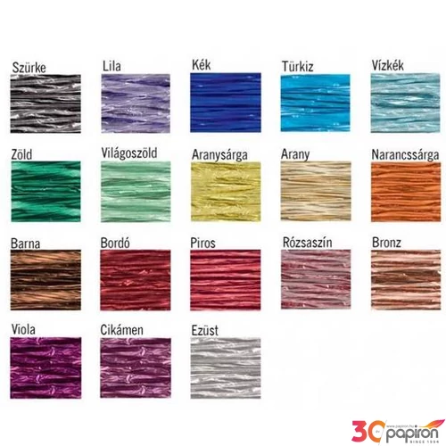 Csomagoló fólia Bicolor 1X20m metál pink 