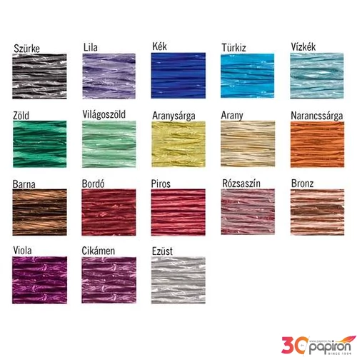 Csomagoló fólia Bicolor 1X20m metál rózsaszín 