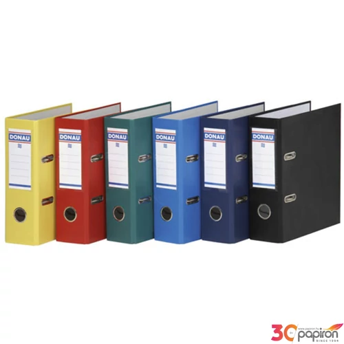 Iratrendező 75mm A5 Donau Master PP/karton fekete Iratrendezés DONAU 3905001PL-01