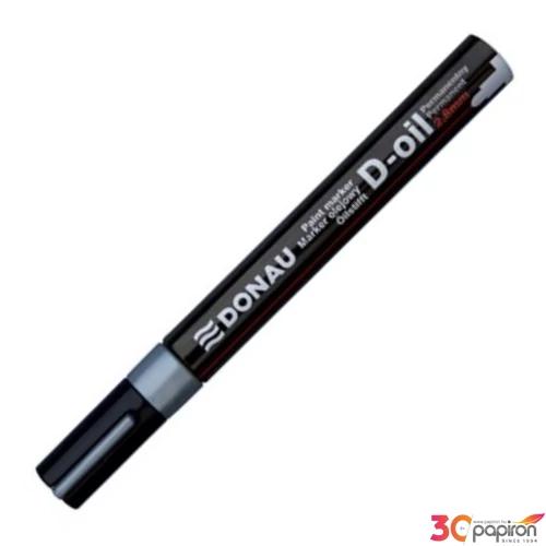 Lakkmarker Donau D-oil M 2,8mm kúpos hegyű ezüst Írószerek DONAU 7369001PL-38