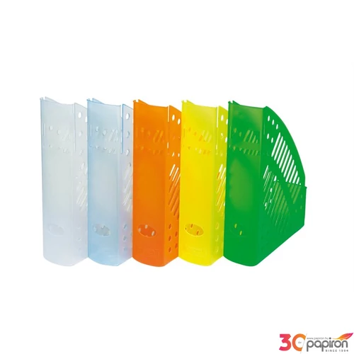 Iratpapucs műanyag Donau 70mm áttetsző sárga Iratrendezés DONAU 7462188PL-11