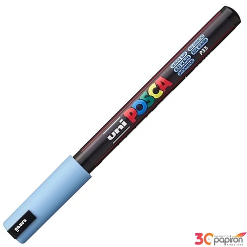Decormarker UNI-BALL Posca 0,7mm jégkék akril marker Írószerek UNI-BALL PC-1MR