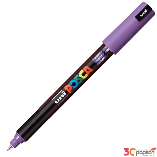 Decormarker UNI-BALL Posca 0,7mm lila akril marker Írószerek UNI-BALL PC-1MR