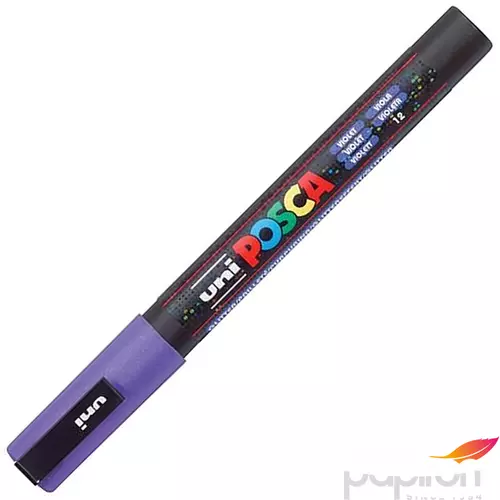 Decormarker UNI-BALL Posca 0,9-1,3mm fényes lila Írószerek UNI-BALL PC-3M