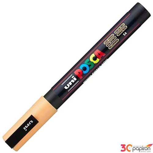Decormarker UNI-BALL Posca 0,9-1,3mm világos narancssárga Írószerek UNI-BALL PC-3M akril marker