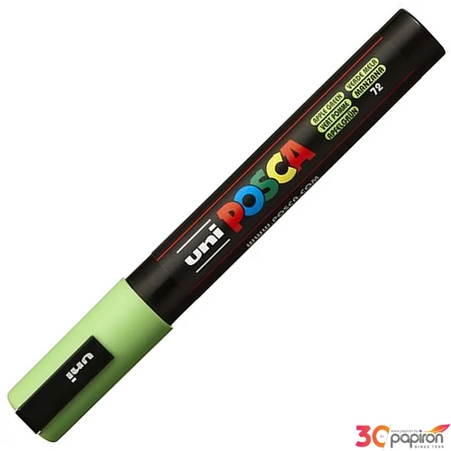 Decormarker UNI-BALL Posca 1,8-2,5mm zöldalma akril marker Írószerek UNI-BALL PC-5M