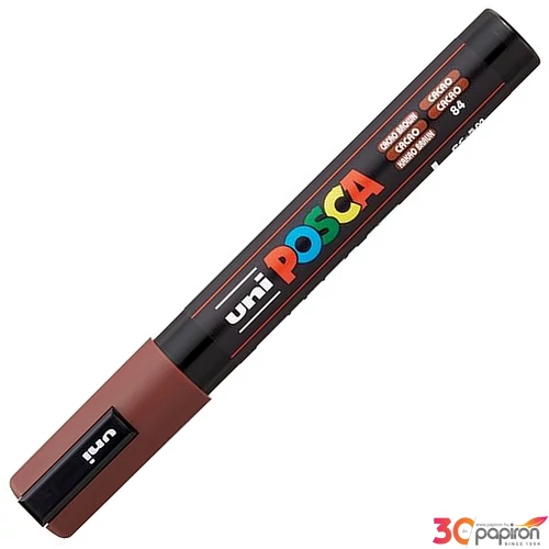 Decormarker UNI-BALL Posca 1,8-2,5mm kakaó barna akril marker Írószerek UNI-BALL PC-5M