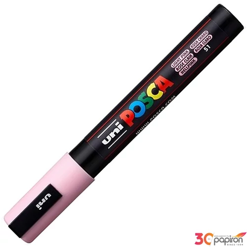 Decormarker UNI-BALL Posca 1,8-2,5mm világos rózsaszín akril marker Írószerek UNI-BALL PC-5M
