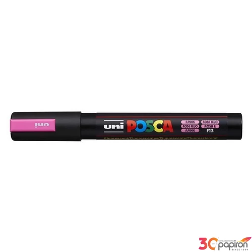 Decormarker UNI-BALL Posca 1,8-2,5mm vízbáz akril marker fluor pink Írószerek UNI Posca  PC-5M VIOLET
