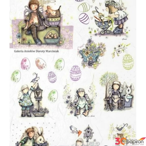 Decoupage rizspapír A4 ITD-R0075
