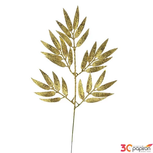 Dekorág arany glitteres 23 40cm