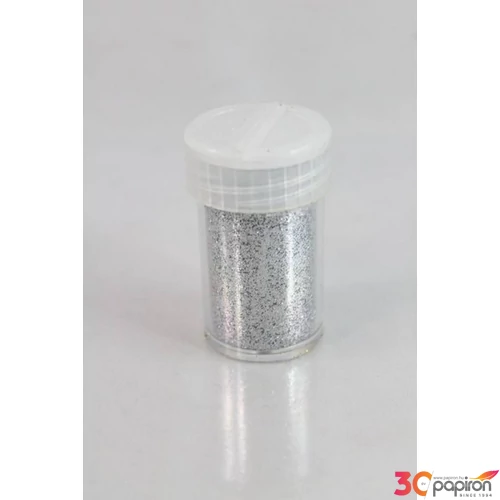 Csillámpor dekor 15gr ezüst
