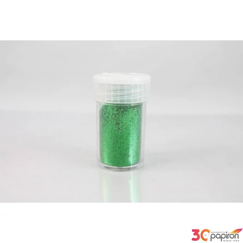 Csillámpor dekor 15gr zöld