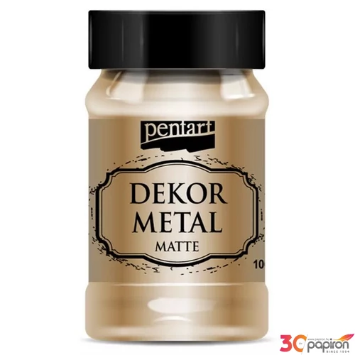 Dekorfesték matt 100ml Dekormetál matt bronz
