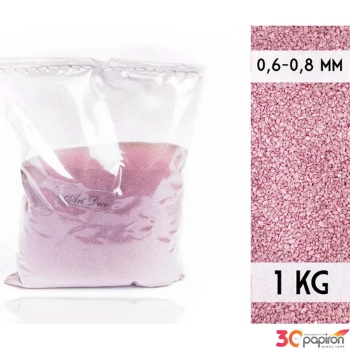 Dekorhomok 1kg O.Lila 0,6-0,8 