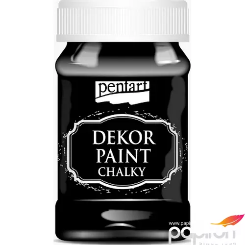 Dekor krétafesték 100ml ébenfekete