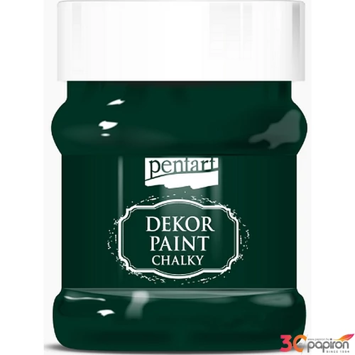 Dekor krétafesték 100ml fenyőzöld