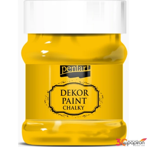 Dekor krétafesték 100ml napsárga