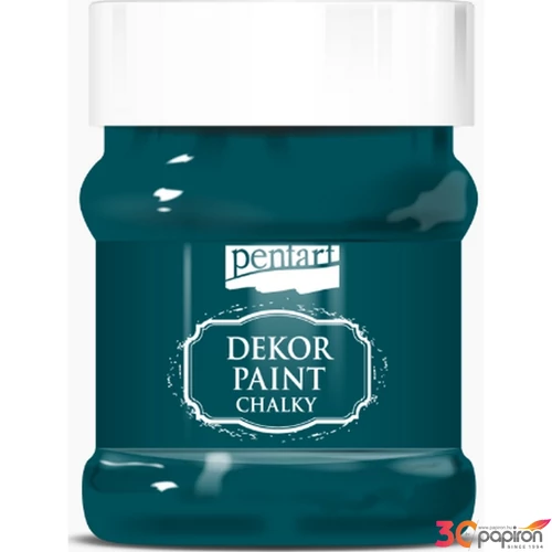 Dekor krétafesték 100ml smaragdzöld