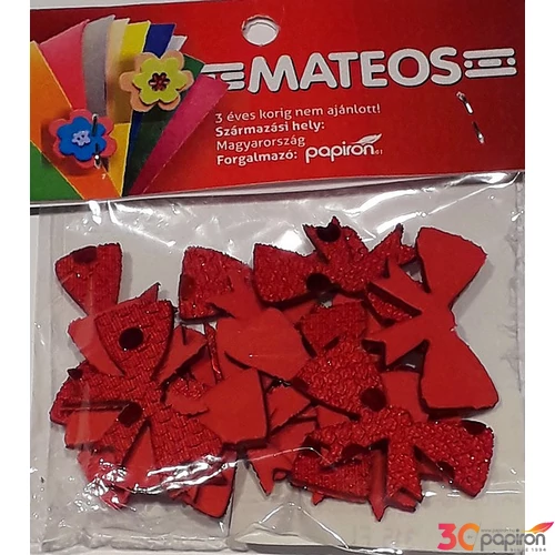 Dekorgumi MATEOS - Masni dekor gumilap. Vegyes színek - Karácsonyi dekor.