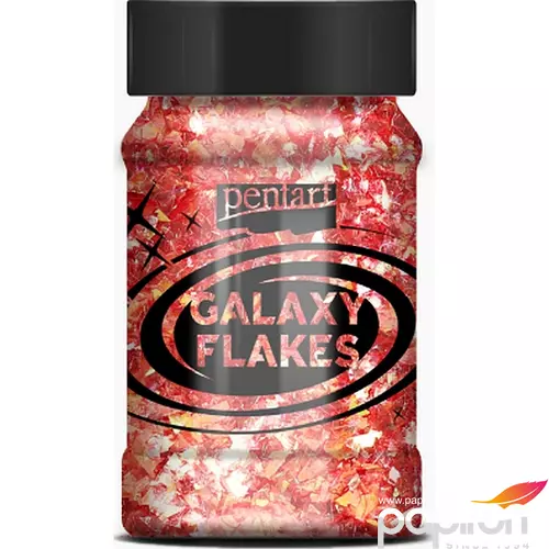 Dekor pelyhek 100 ml Galaxy Flakes vörösarany