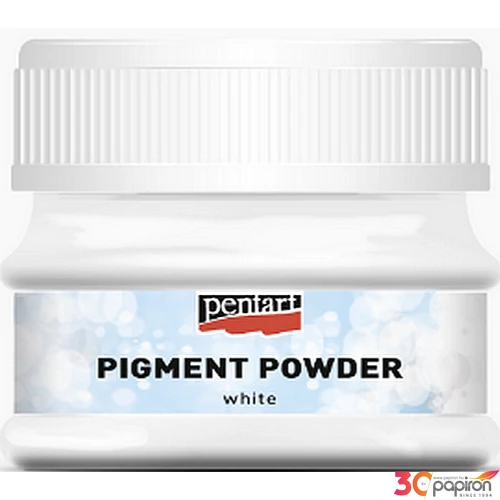 DEKOR Pigmentpor Pentart fehér 12 g
