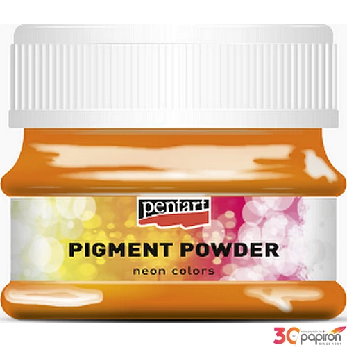 DEKOR Pigmentpor Pentart neon narancs 6 g