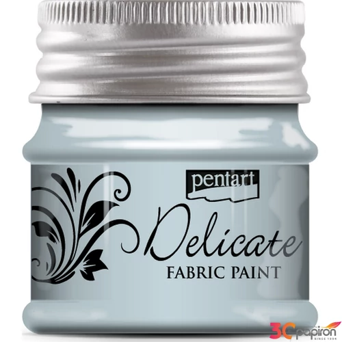 Dekor Textilfesték Delicate 50 Pentart ezüstös kék