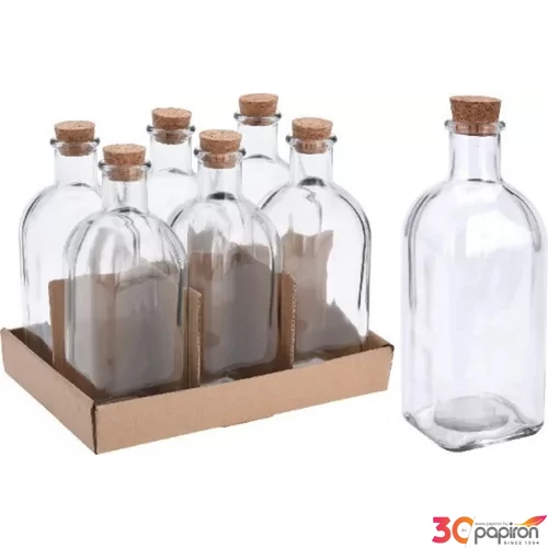 Dekor üvegcse dugóval 500ml