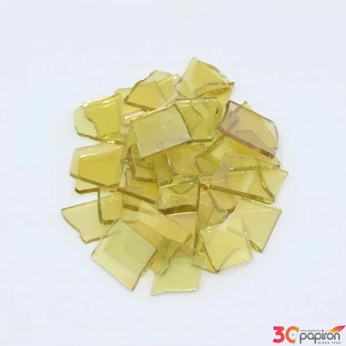 DEKOR Üvegmozaik cca. 1 x 1cm átlátszó négyszög