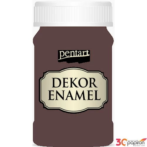 Dekor Zománcfesték Pentart 100mlbarna dekorfesték