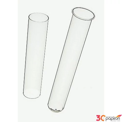 Dekorálható üveg kémcső 1,6x16cm átlátszó kémcső közepes
