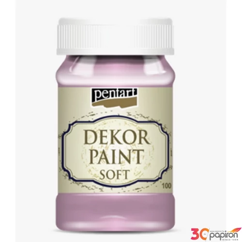 Dekorfesték lágy 100ml Pentart babarózsaszín