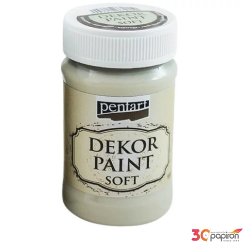 Dekorfesték lágy 100ml Pentart kekizöld