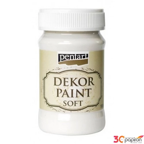 Dekorfesték lágy 100ml Pentart krémfehér 7267
