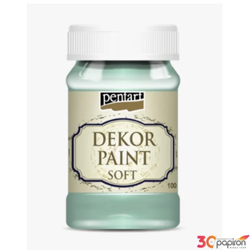 Dekorfesték lágy 100ml Pentart mentazöld 