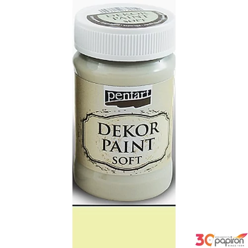 Dekorfesték lágy 100ml Pentart sárga 7211
