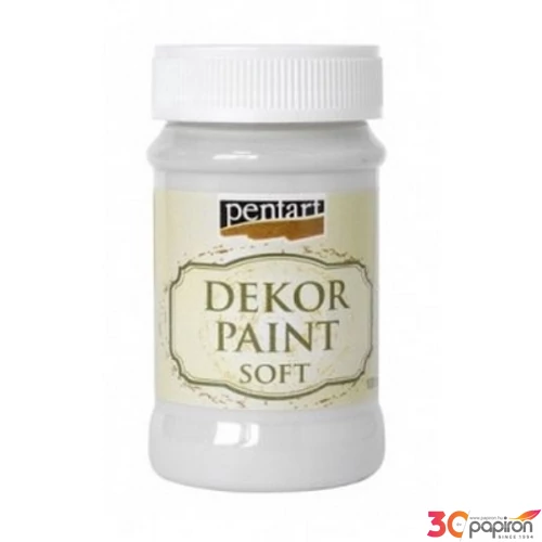 Dekorfesték lágy 100ml Pentart törtfehér 7210