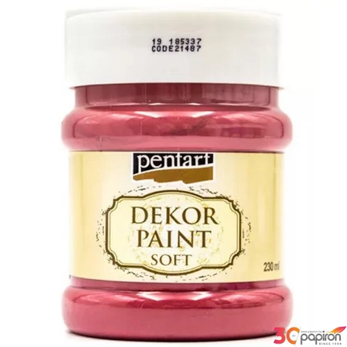Dekorfesték lágy 230ml '24 Pentart burgundi vörös
