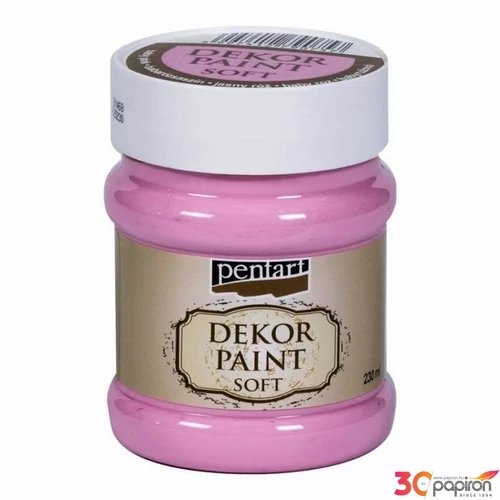 Dekorfesték lágy 230ml Pentart babarózsaszín