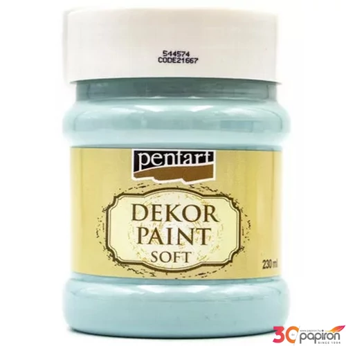 Dekorfesték lágy 230ml Pentart country kék