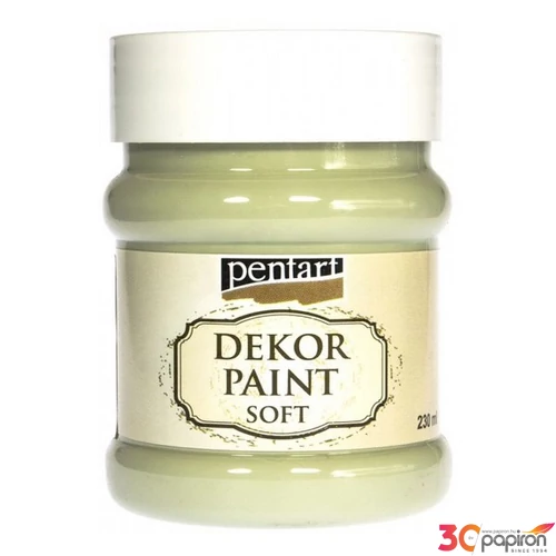 Dekorfesték lágy 230ml Pentart country zöld