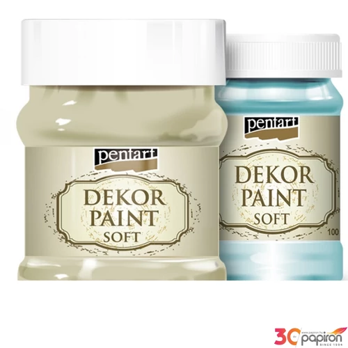Dekorfesték lágy 230ml Pentart fehér 7219