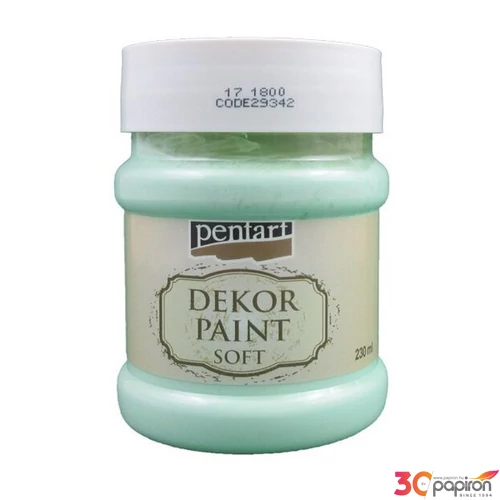 Dekorfesték lágy 230ml Pentart mentazöld