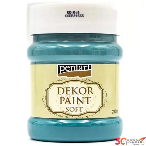 Dekorfesték lágy 230ml Pentart méregzöld 
