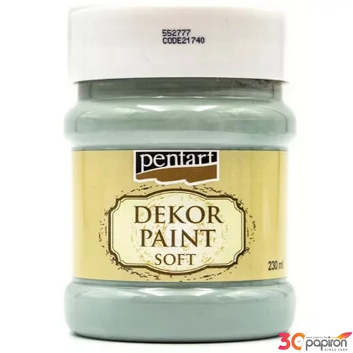 Dekorfesték lágy 230ml Pentart olajfazöld