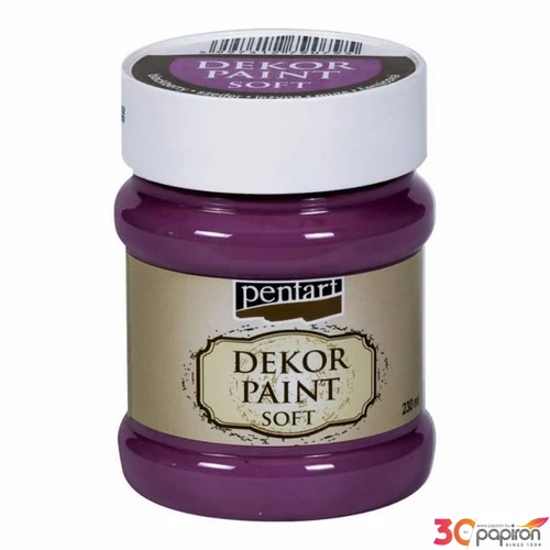 Dekorfesték lágy 230ml Pentart szeder