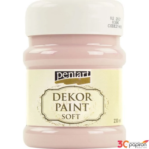 Dekorfesték lágy 230ml Pentart Viktoriánus rózsaszín 7223