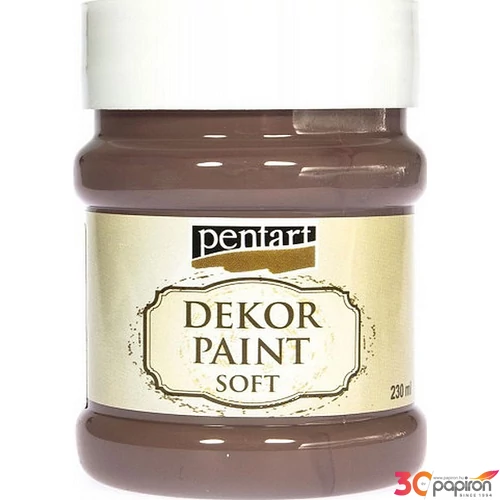 Dekorfesték lágy 230ml Pentart vintage barna
